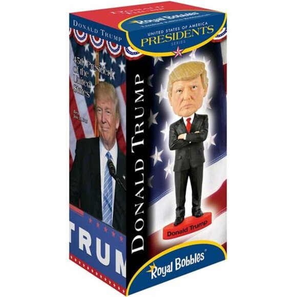 Royal‎ Bobbles Donald Trump, 45th President of The United States 8 Inches Tall - Picture 5 of 6